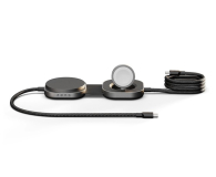 Zens Ładowarka indukcyjna 2w1 Pro 3 Qi2 15W USB-C/USB-C czarny - 1545345 - zdjęcie 1